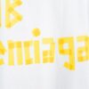 6931773d908475d562cda75b Balenciaga Tape Logo Distressed Short Sleeve T-Shirt