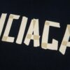 6931777c908475d562cda762 Balenciaga Tape Ripped Short Sleeve T-Shirt