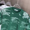 69319f2fccd8ab3d7af93799 BURBERRY 2025 Spring/Summer New Arrival Round Neck Short Sleeve T-Shirt with All-Over Dot Print, Made from 320g Double-Yarn Combed Cotton Fabric, Slightly Loose Fit, Soft and Substantial Fabric Texture, Unisex Design