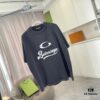 69319f7eccd8ab3d7af937b4 BALENCI*GA Paris 2025 Summer New Arrival Gradient Distressed Short Sleeve T-Shirt with Unique Letter Logo Print, Custom 320g Fabric, Unisex Design