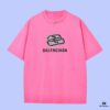 69319fbdccd8ab3d7af937e3 High-End Quality Balenciaga 2025 Fall Spring/Summer Collection 3D Buckle Short-Sleeve T-Shirt, Distinct from Regular Print, Custom-Woven 270G 32-Thread Double-Yarn Pure Cotton Fabric, Loose Fit Unisex Design