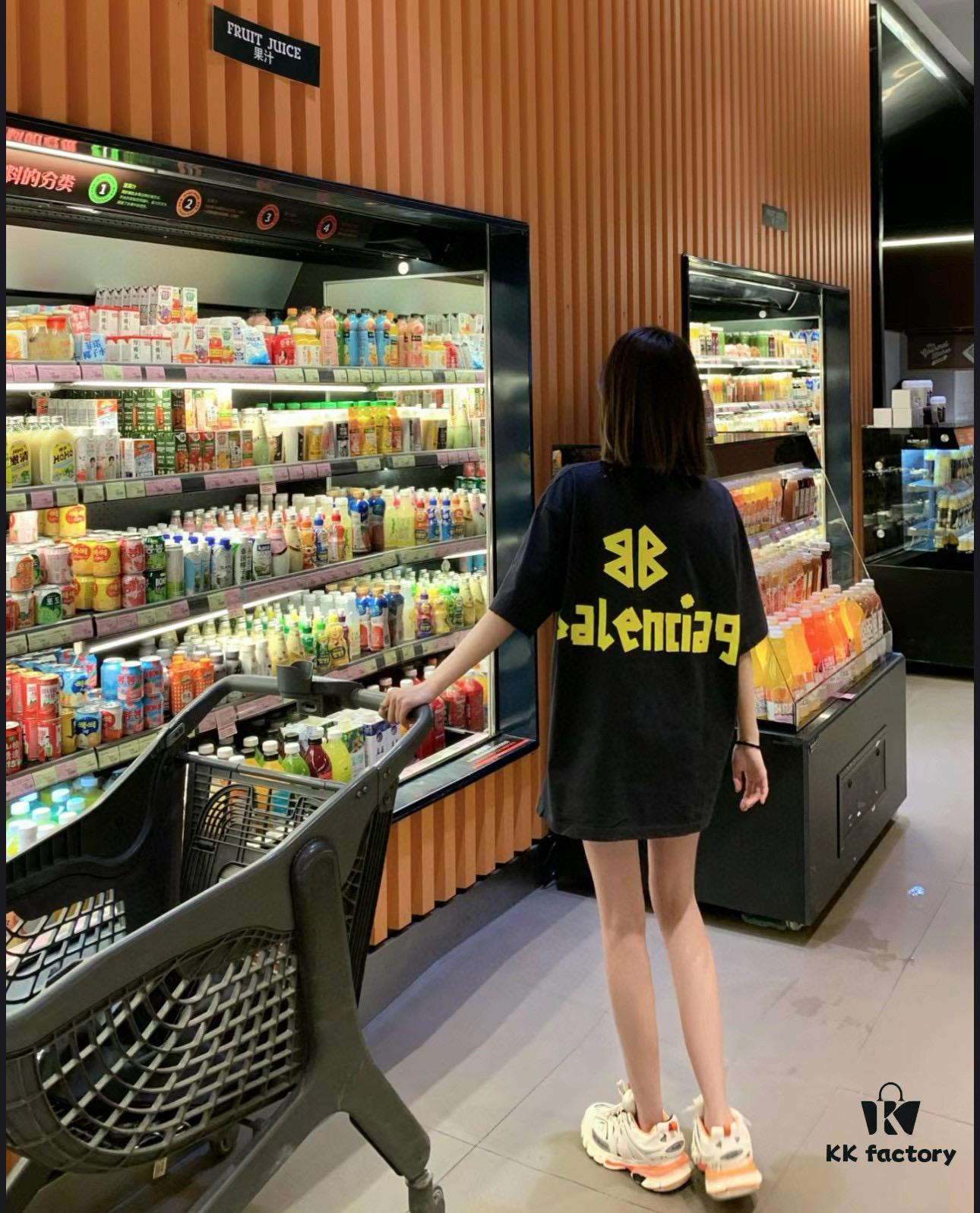 69319fc2ccd8ab3d7af937e5 Balenciaga Tape Destroyed Short Sleeve T-Shirt