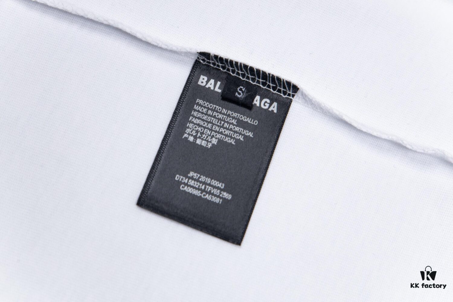 69319fc5ccd8ab3d7af937ee Balenciaga Tape Ripped Short Sleeve T-Shirt