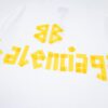 69319fc6ccd8ab3d7af937f2 Balenciaga Tape Ripped Short Sleeve T-Shirt