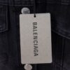 69319fc6ccd8ab3d7af937fb Balenciaga 2024 Fall/Winter New Loose Oversized Denim Jacket with Eiffel Tower Design