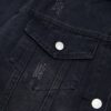 Balenciaga 2024 Fall/Winter New Loose Oversized Denim Jacket with Eiffel Tower Design