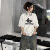 69319fc9ccd8ab3d7af9383e Balenciaga Phantom Double Logo Classic Print Short Sleeve T-Shirt