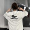 69319fcaccd8ab3d7af93840 Balenciaga Phantom Double Logo Classic Print Short Sleeve T-Shirt