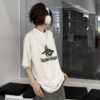 69319fcaccd8ab3d7af93841 Balenciaga Phantom Double Logo Classic Print Short Sleeve T-Shirt