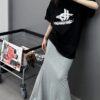69319fcaccd8ab3d7af93844 Balenciaga Phantom Double Logo Classic Print Short Sleeve T-Shirt