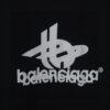 69319fcaccd8ab3d7af9384c Balenciaga Phantom Double Logo Classic Print Short Sleeve T-Shirt Unisex Loose Fit Cotton 260g 32s