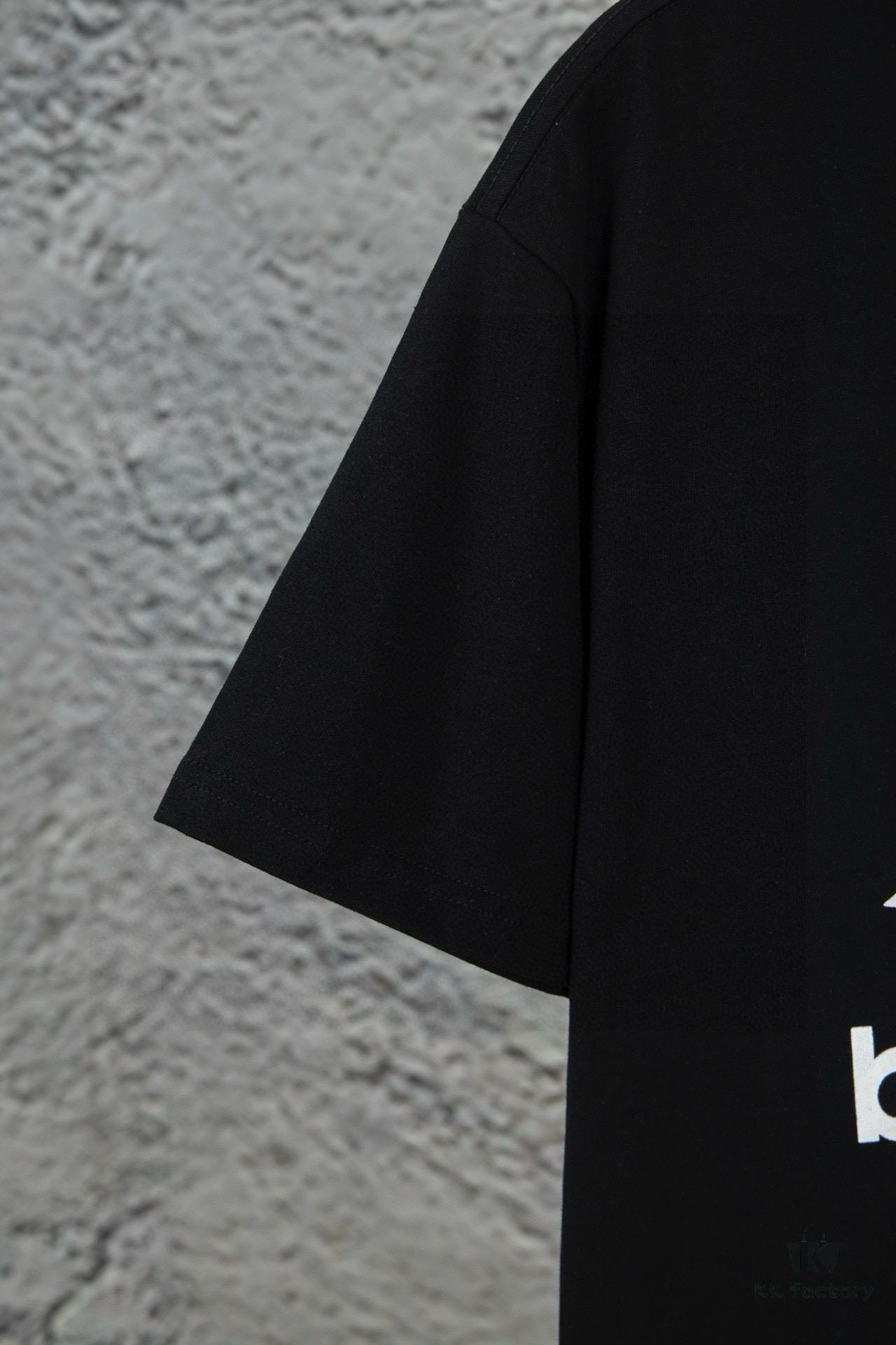 69319fcaccd8ab3d7af93850 Balenciaga Phantom Double Logo Classic Print Short Sleeve T-Shirt Unisex Loose Fit Cotton 260g 32s
