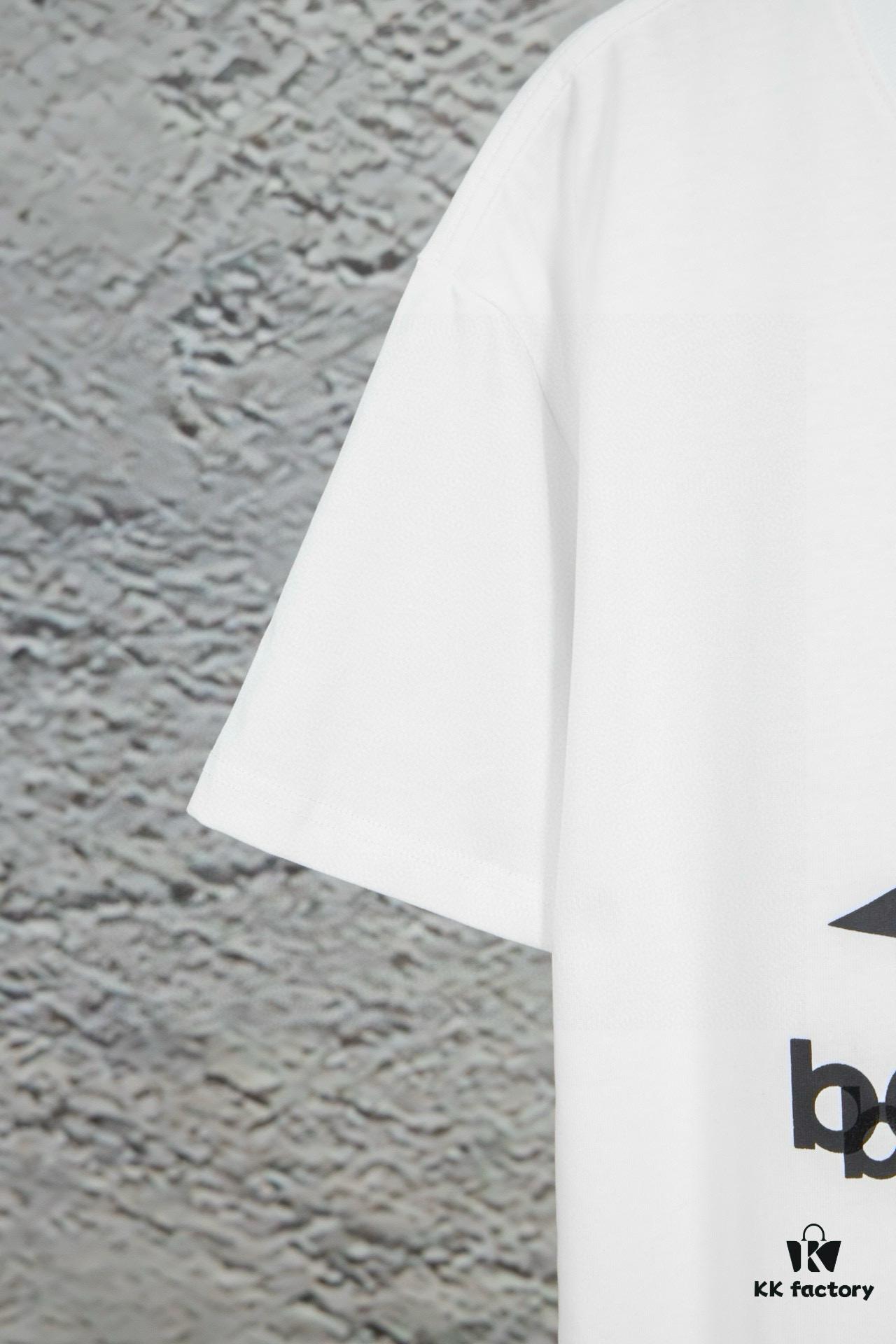 69319fcbccd8ab3d7af93859 Balenciaga Phantom Double Logo Classic Print Short Sleeve T-Shirt Y093
