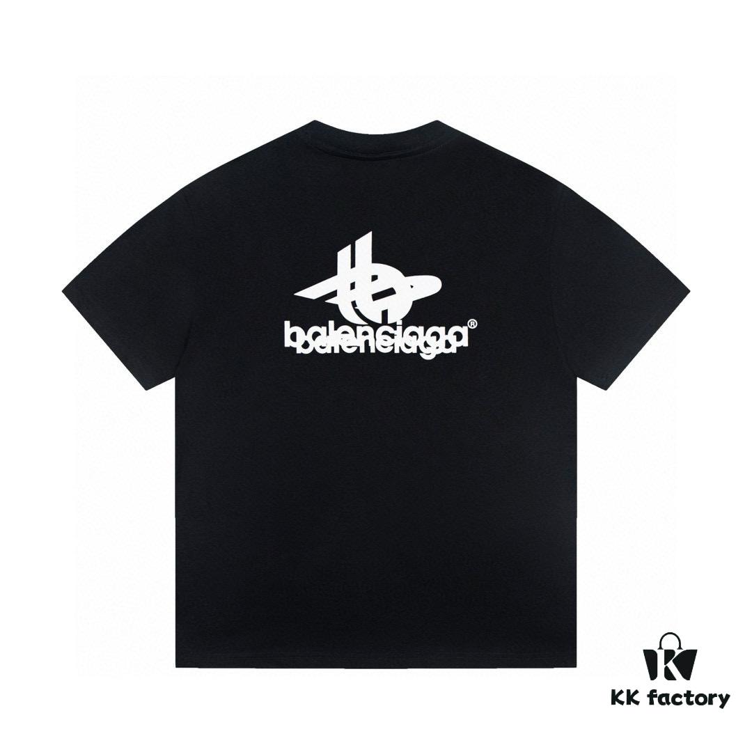 69319fcbccd8ab3d7af9385d Balenciaga Phantom Double Logo Classic Print Short Sleeve T-Shirt