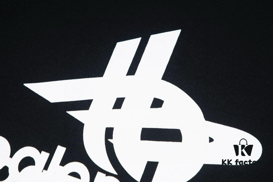 69319fcbccd8ab3d7af93860 Balenciaga Phantom Double Logo Classic Print Short Sleeve T-Shirt