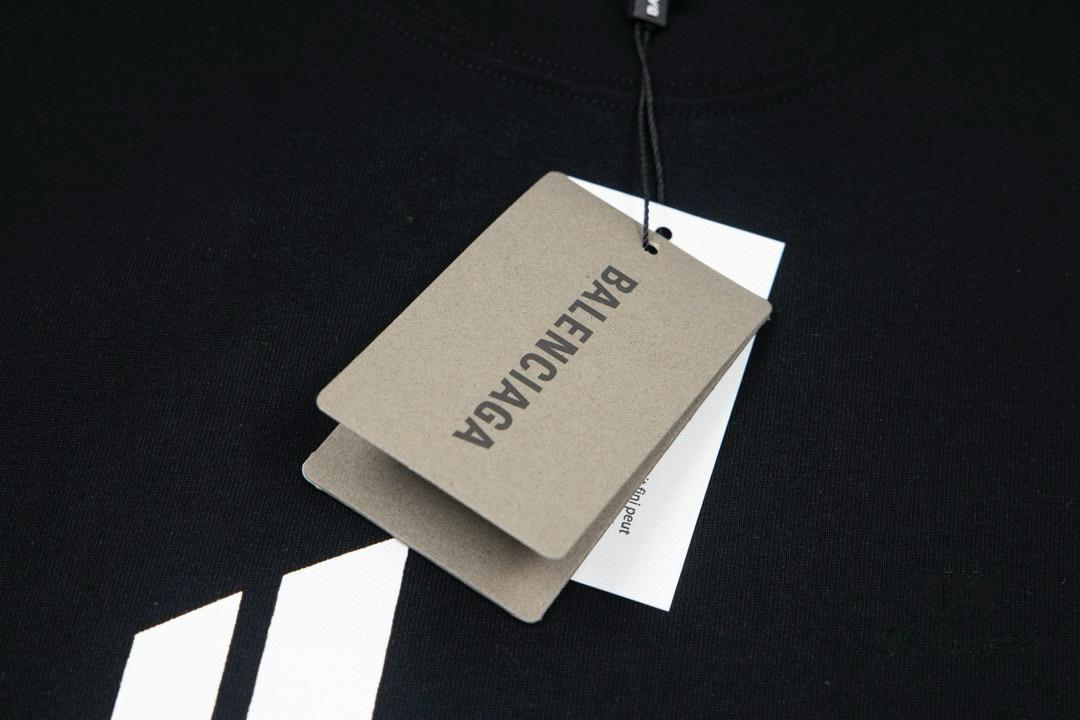 69319fcbccd8ab3d7af93862 Balenciaga Phantom Double Logo Classic Print Short Sleeve T-Shirt