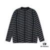 69319fcdccd8ab3d7af93882 Paris Printed Knit Message Cardigan Unisex - High-Quality Wool Blend Oversized Fit