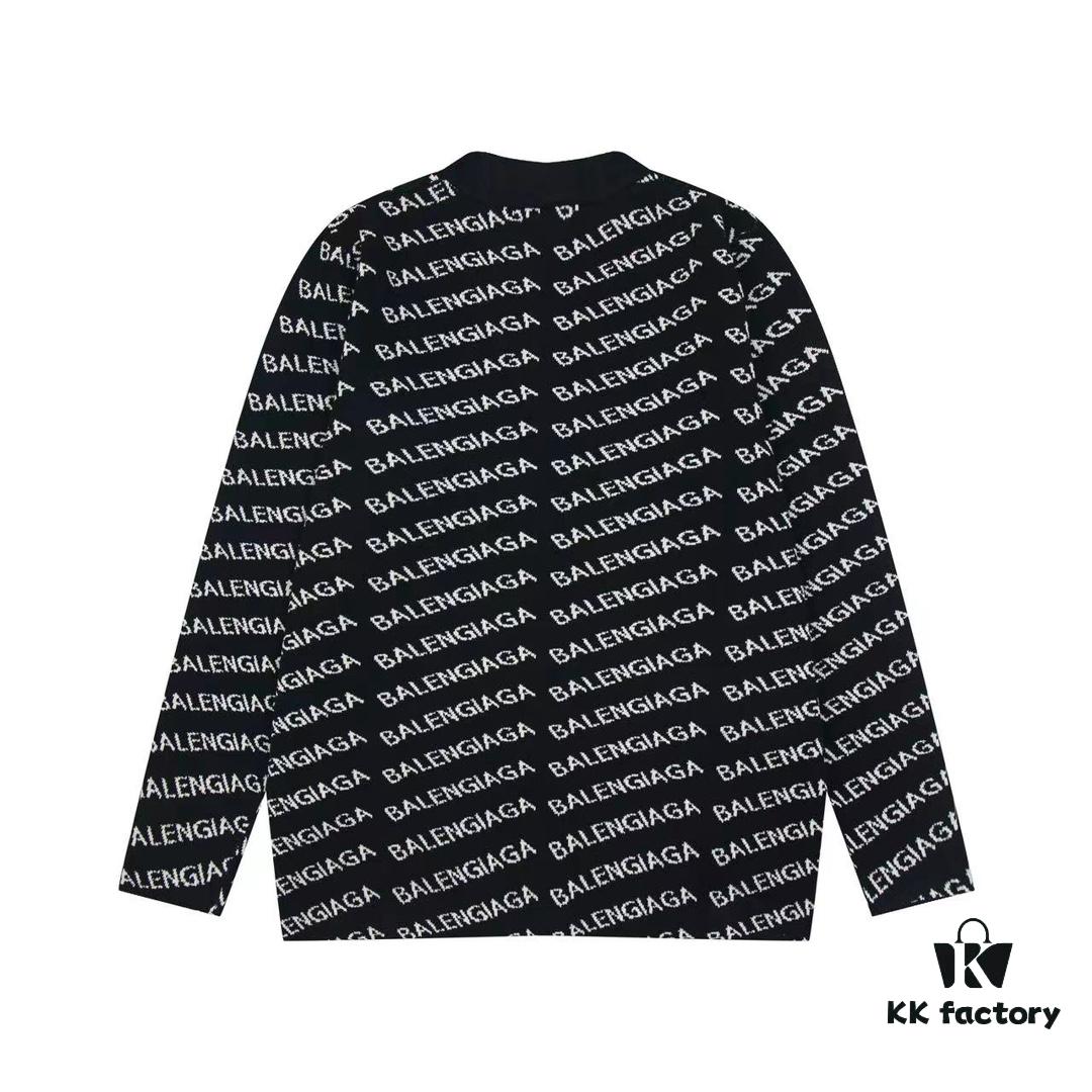 69319fcdccd8ab3d7af93882 Paris Printed Knit Message Cardigan Unisex - High-Quality Wool Blend Oversized Fit