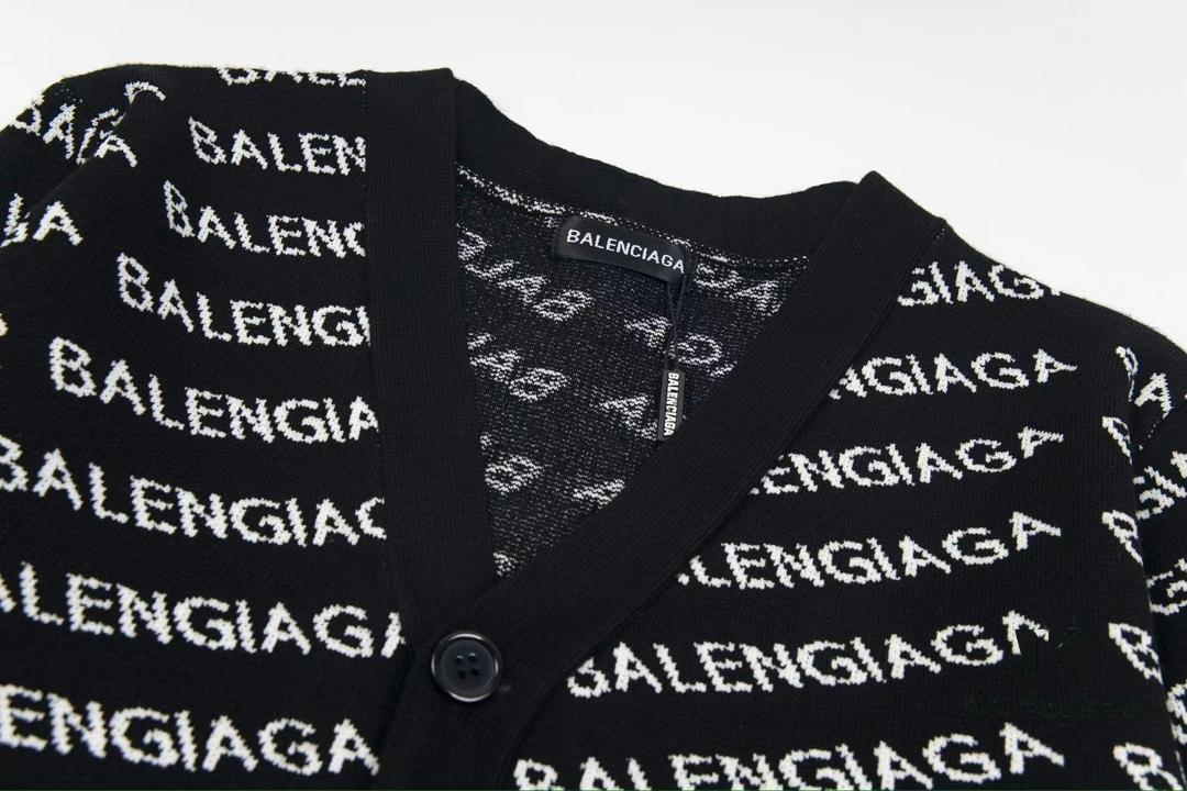 69319fcdccd8ab3d7af93883 Paris Printed Knit Message Cardigan Unisex - High-Quality Wool Blend Oversized Fit