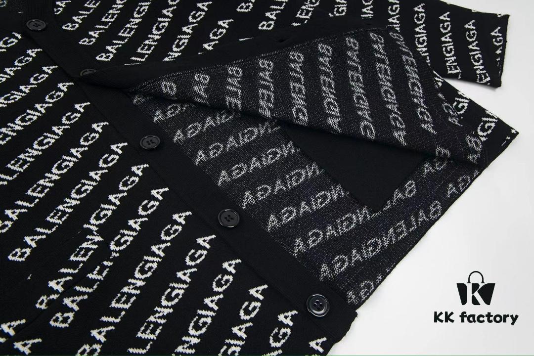 69319fceccd8ab3d7af9388c Paris Printed Knit Message Cardigan Unisex - High-Quality Wool Blend Oversized Fit