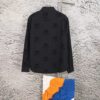 69319fceccd8ab3d7af9388f Balenciaga 2024 SS New Lock Print Flocked Shirt Unisex - Cotton Satin Fabric with Classic Grid Design