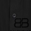 69319fceccd8ab3d7af93891 Balenciaga 2024 SS New Lock Print Flocked Shirt Unisex - Cotton Satin Fabric with Classic Grid Design