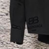 69319fceccd8ab3d7af93893 Balenciaga 2024 SS New Lock Print Flocked Shirt Unisex - Cotton Satin Fabric with Classic Grid Design