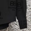 69319fceccd8ab3d7af93894 Balenciaga 2024 SS New Lock Print Flocked Shirt Unisex - Cotton Satin Fabric with Classic Grid Design