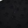 69319fcfccd8ab3d7af9389f Balenciaga 2024 SS New Arrival Flocked Print Velvet Shirt Unisex with Logo Buckle Closure