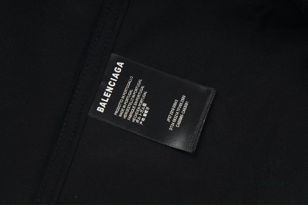 69319fcfccd8ab3d7af938a4 Balenciaga 2024 SS New Arrival Flocked Print Velvet Shirt Unisex with Logo Buckle Closure