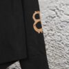 69319fcfccd8ab3d7af938ad New Arrival Balenciaga BLCG 24SS Double-B Orange Graffiti Dual-Arm Print Logo Long-Sleeve Shirt