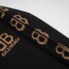 69319fd0ccd8ab3d7af938b7 New Balenciaga BLCG 24SS Double-B Orange Graffiti Logo Long Sleeve Shirt with Dual-Arm Print