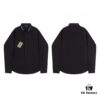 69319fd1ccd8ab3d7af938c5 New Balenciaga BLCG 24SS Long-Sleeve Shirt with Embroidered Lettering at Collar, Minimalist Design