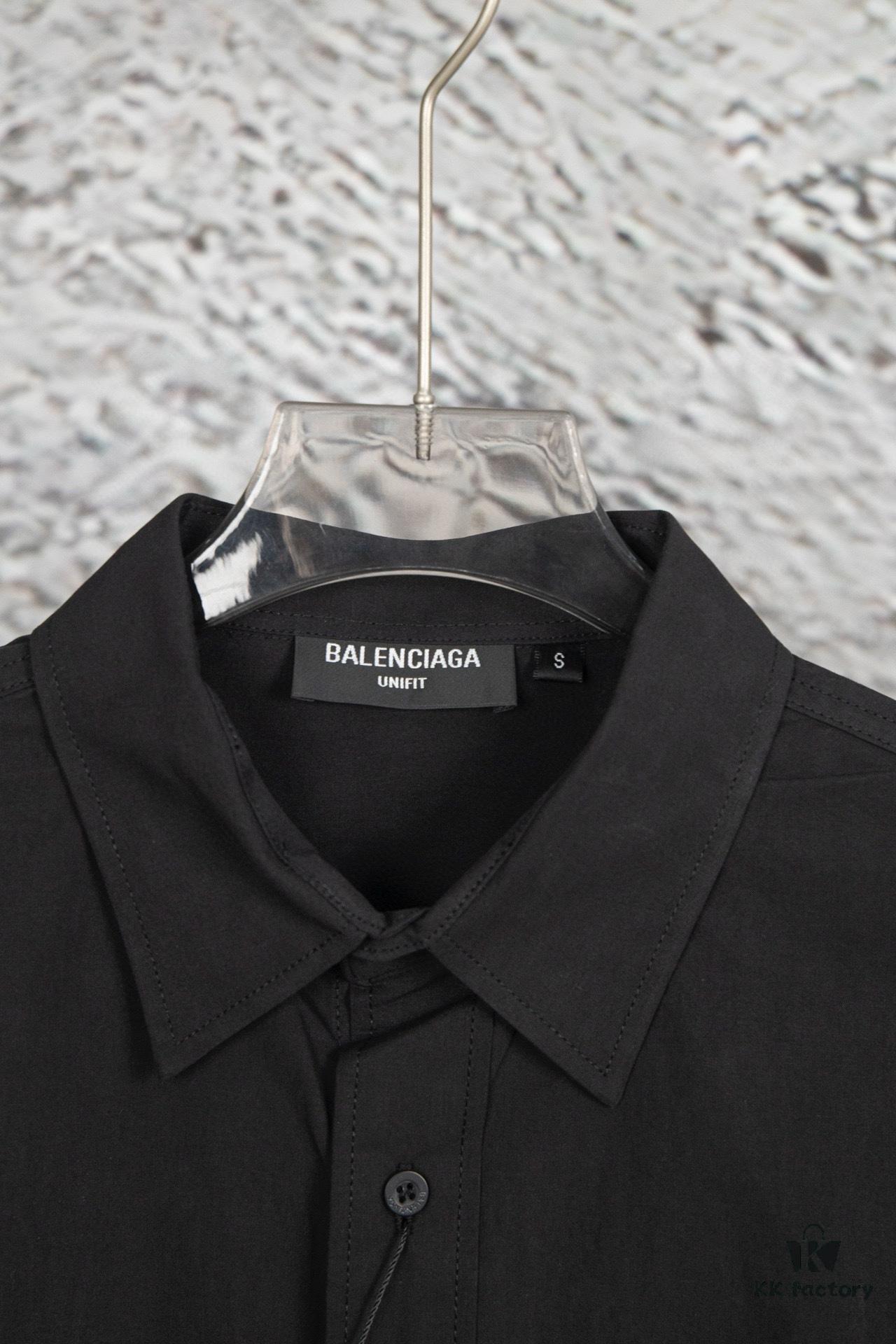69319fd1ccd8ab3d7af938d1 New Balenciaga BLCG 24SS Batman Heavy Embroidery Long Sleeve Shirt