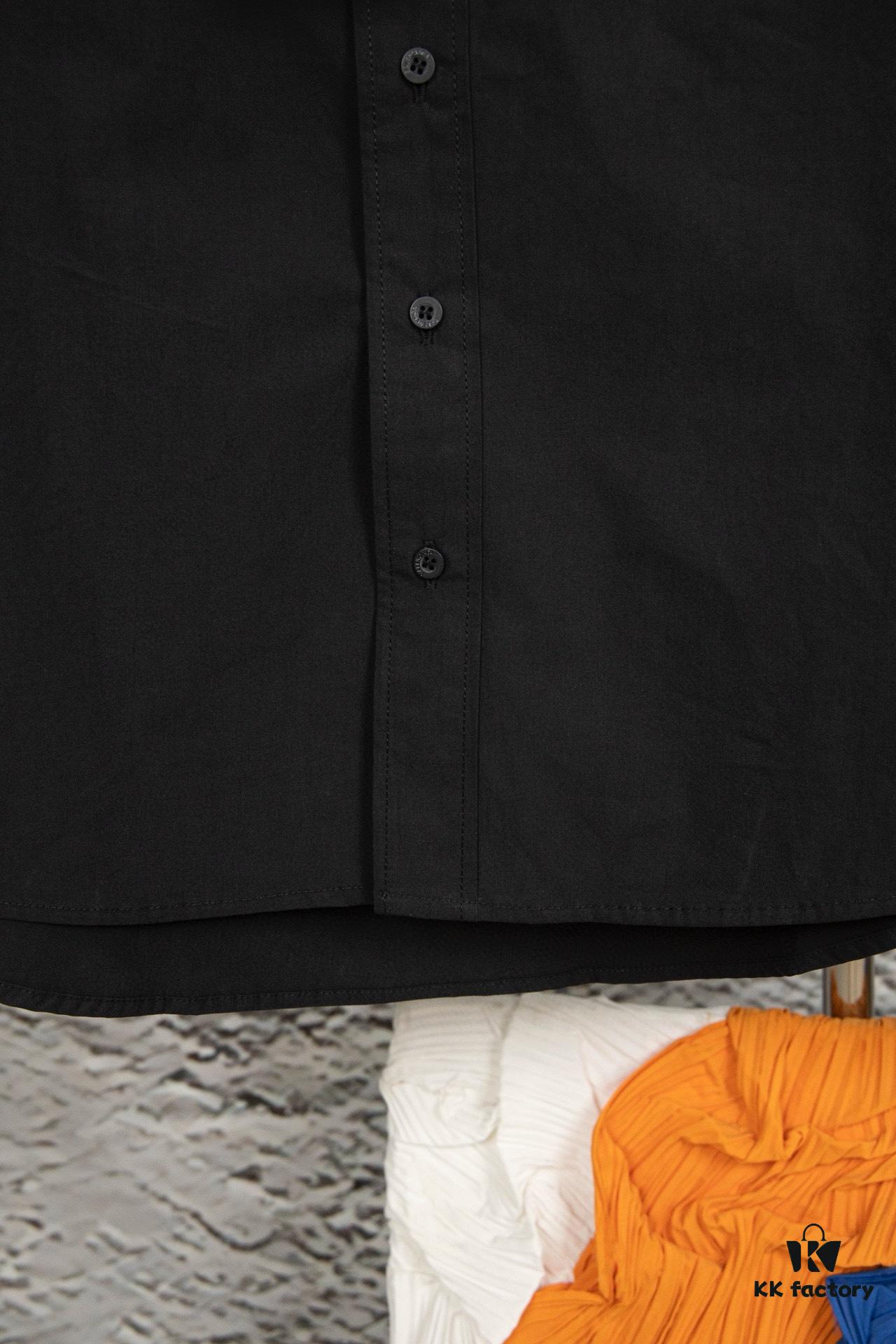 69319fd2ccd8ab3d7af938d8 New Balenciaga BLCG 24SS Batman Heavy Embroidery Long Sleeve Shirt