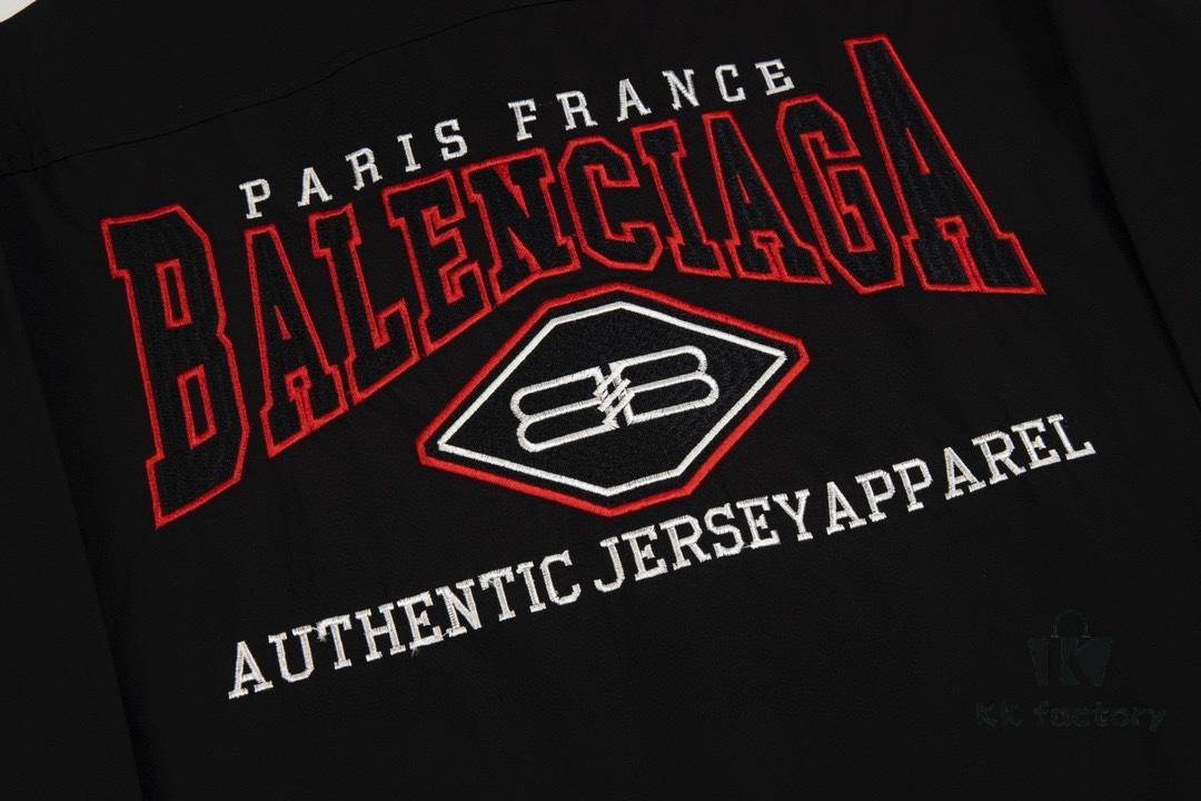 69319fd2ccd8ab3d7af938e1 New BALenciaga BLCG 24SS Batman Heavy Embroidery Long-Sleeve Shirt