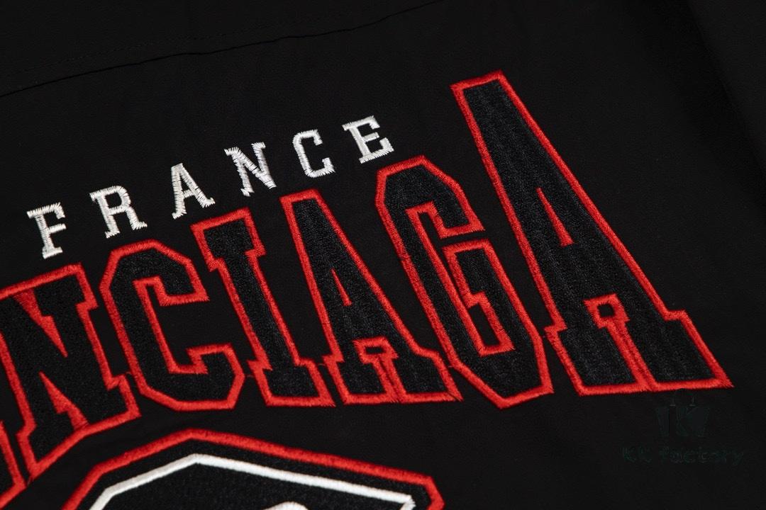 69319fd2ccd8ab3d7af938e3 New BALenciaga BLCG 24SS Batman Heavy Embroidery Long-Sleeve Shirt