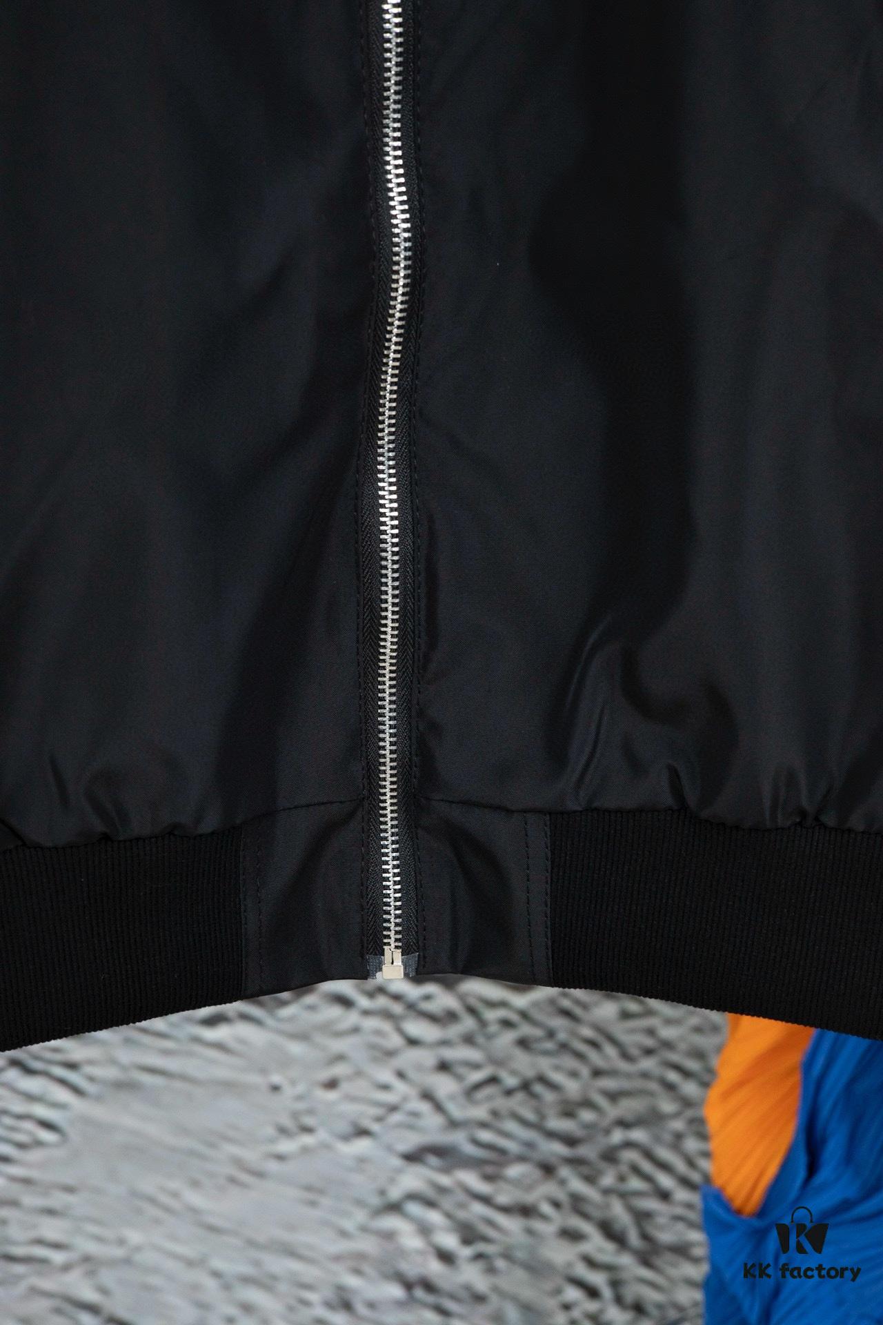 69319fd3ccd8ab3d7af938ed New Balenciaga 2023 Embroidered Stand Collar Jacket Unisex Waterproof Coated Double-Layered with Lining