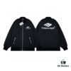69319fd3ccd8ab3d7af938f0 New Balenciaga 2023 Embroidered Stand Collar Jacket Unisex Waterproof Coated Double-Layered with Lining