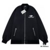 69319fd3ccd8ab3d7af938f1 New Balenciaga 2023 Embroidered Stand Collar Jacket Unisex Waterproof Coated Double-Layered with Lining