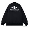 69319fd3ccd8ab3d7af938f2 New Balenciaga 2023 Embroidered Stand Collar Jacket Unisex Waterproof Coated Double-Layered with Lining