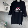 69319fd6ccd8ab3d7af9392b BALENCIAGA 25 Spring/Summer New Arrival Oversized Short-Sleeve T-Shirt, Made from Custom 340g High-Grammage Cotton Fabric with Heavy Distressed Rust-Effect Woven Print on Chest, Distressed Raw-Cut Cuffs and Hem for Fashion-Forward Edge