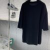 69319fd7ccd8ab3d7af93932 BALENCIAGA 25 Spring/Summer New Arrival Oversized Short-Sleeve T-Shirt, Made from Custom 340g High-Grammage Cotton Fabric with Heavy Distressed Rust-Effect Woven Print on Chest, Distressed Raw-Cut Cuffs and Hem for Fashion-Forward Edge