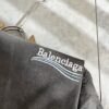 69319fd7ccd8ab3d7af9393a BALENCI*GA 2025 Spring/Summer New Unisex 👫 Short Sleeve T-Shirt with Runway Print and Embroidered Logo – Fashionable Casual Tee in Premium 260g Cotton