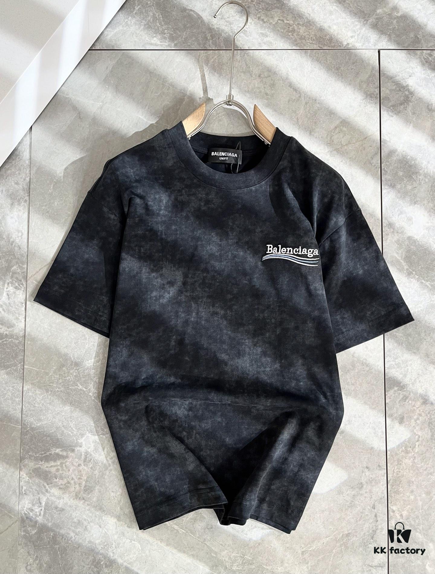69319fd7ccd8ab3d7af9393d BALENCI*GA 2025 Spring/Summer New Unisex 👫 Short Sleeve T-Shirt with Runway Print and Embroidered Logo – Fashionable Casual Tee in Premium 260g Cotton