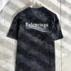 69319fd7ccd8ab3d7af9393e BALENCI*GA 2025 Spring/Summer New Unisex 👫 Short Sleeve T-Shirt with Runway Print and Embroidered Logo – Fashionable Casual Tee in Premium 260g Cotton
