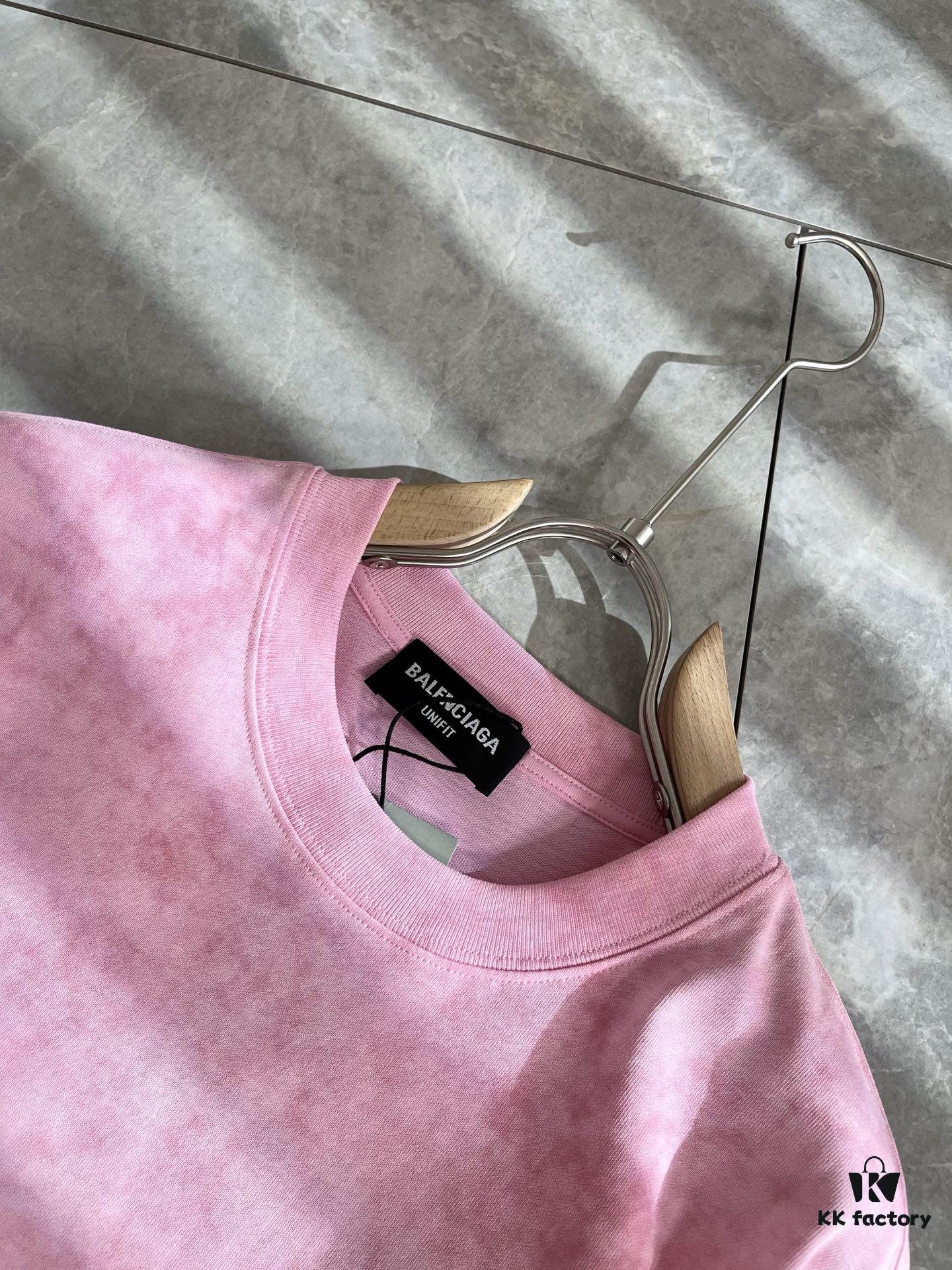 69319fd8ccd8ab3d7af93948 BALENCI*GA 2025 Spring/Summer New Unisex 👫 Short Sleeve T-Shirt with Runway Print and Embroidered Logo – Fashionable Casual Tee in Premium 260g Cotton