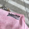 69319fd8ccd8ab3d7af93949 BALENCI*GA 2025 Spring/Summer New Unisex 👫 Short Sleeve T-Shirt with Runway Print and Embroidered Logo – Fashionable Casual Tee in Premium 260g Cotton