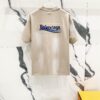 69319fd9ccd8ab3d7af9395e BALENCIAGA 320g Washed Short-Sleeve T-Shirt with Wavy Coke Embroidery and Logo Design
