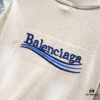 69319fd9ccd8ab3d7af93961 BALENCIAGA 320g Washed Short-Sleeve T-Shirt with Wavy Coke Embroidery and Logo Design